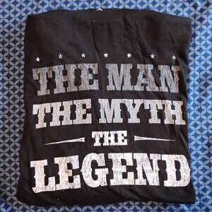 Brand New with Tag Men's T-shirt "The Man The Myth The Legend" Size 3 XL